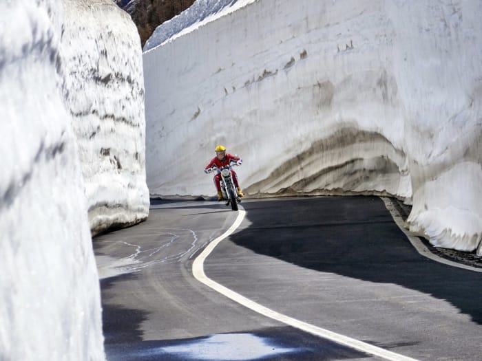 Motorbike touring Dolomites