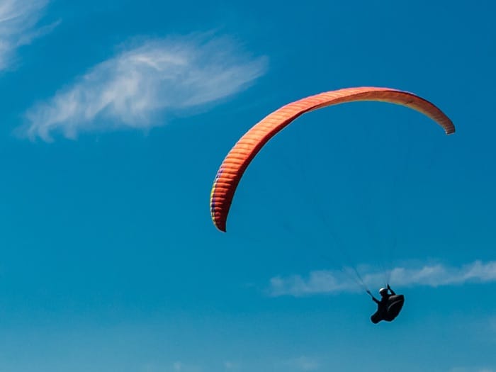 Paragliding flights