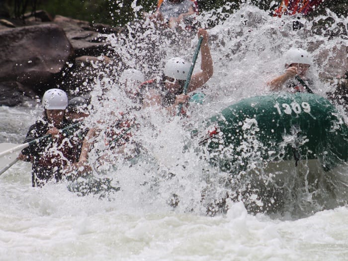 Rafting on the Avisio in Val di Fiemme